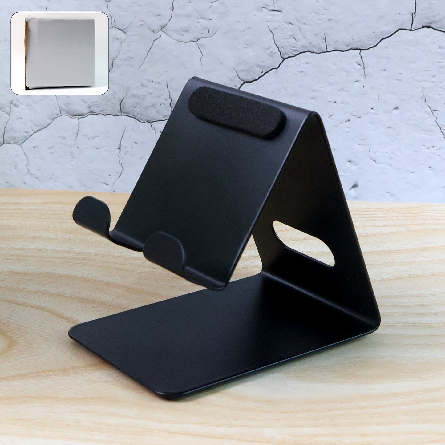 Universal Mobile and Tablet Stand Holder – Adjustable Desktop Phone Dock with Anti-Slip Base and Durable Metal Frame (1 Pc)