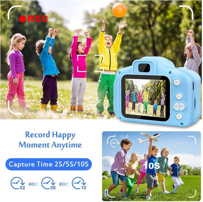 Digital Video Camera for Kids 3MP 1080P | Mini Kids Camcorder with Image Stabilization, Fun Toy Camera with 2MP Photo Resolution | Educational Gift for Children
