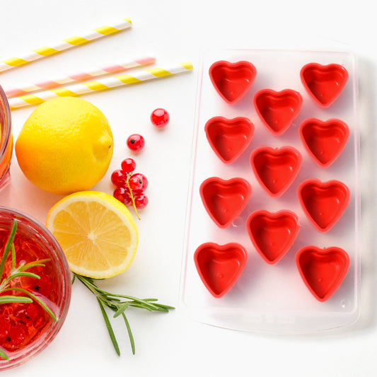 Silicone Ice Cube Tray with Multi-Fruit Shapes, Flexible Ice Mold for Ice Cubes, Chocolates and Cake Decorations (1 Pc)