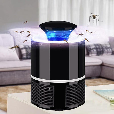 Natation Electronic LED Mosquito Killer Lamp – USB Powered Mosquito Trap Machine with Silent Fan for Home, Office and Camping