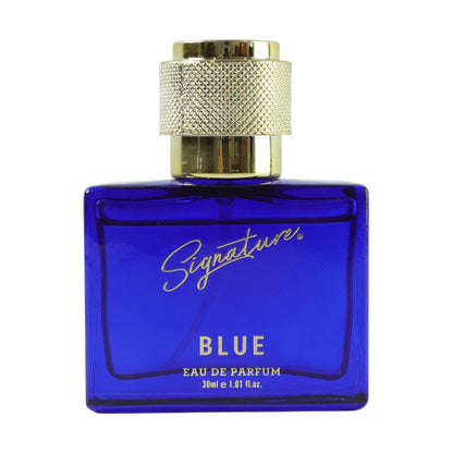 Signature Premium Blue Eau De Perfume 30 ML Long Lasting Fresh Fragrance Spray for Men in Designer Glass Bottle