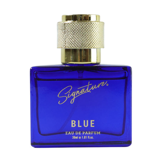 Signature Premium Blue Eau De Perfume 30 ML Long Lasting Fresh Fragrance Spray for Men in Designer Glass Bottle