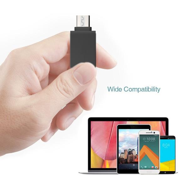Type-C OTG Adapter – USB Type-C to Micro USB Converter for Fast Charging &amp; High-Speed Data Transfer | Plug & Play Compact Adapter (1 Pc)