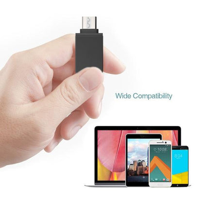 Type-C OTG Adapter – USB Type-C to Micro USB Converter for Fast Charging &amp; High-Speed Data Transfer | Plug & Play Compact Adapter (1 Pc)