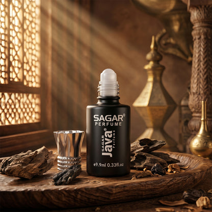 Sagar Java Roll On Attar, Alcohol Free Long Lasting Perfume Oil for Men and Women, 9.9 ml