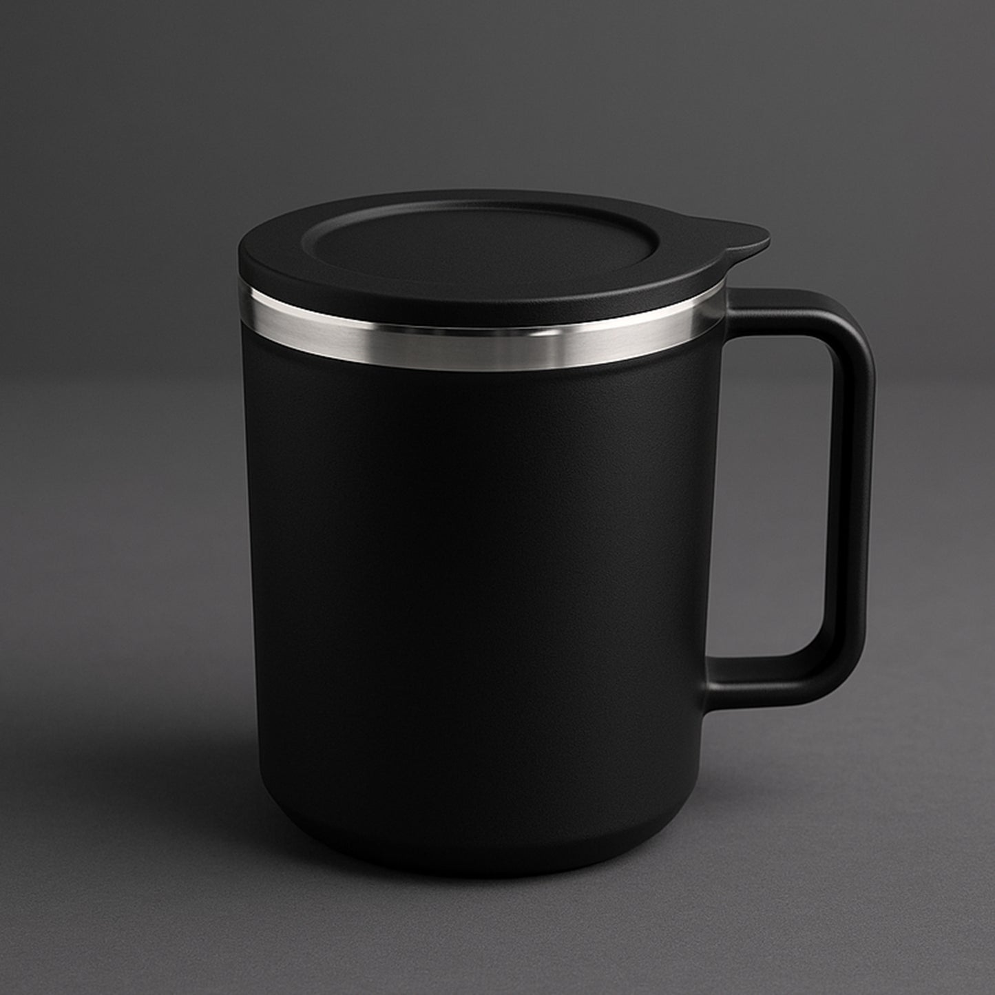 Apex Happy Mug with Silicone Lid - Approx 400ml (1 Pc)