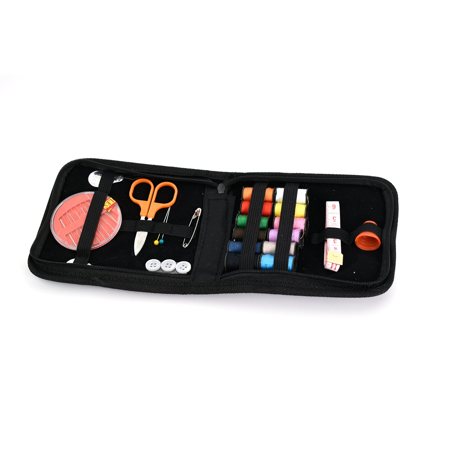 33 Piece Portable Sewing Kit with Zipper Case | Compact Travel Sewing Set for Emergency Repairs, Home, Tailoring and DIY