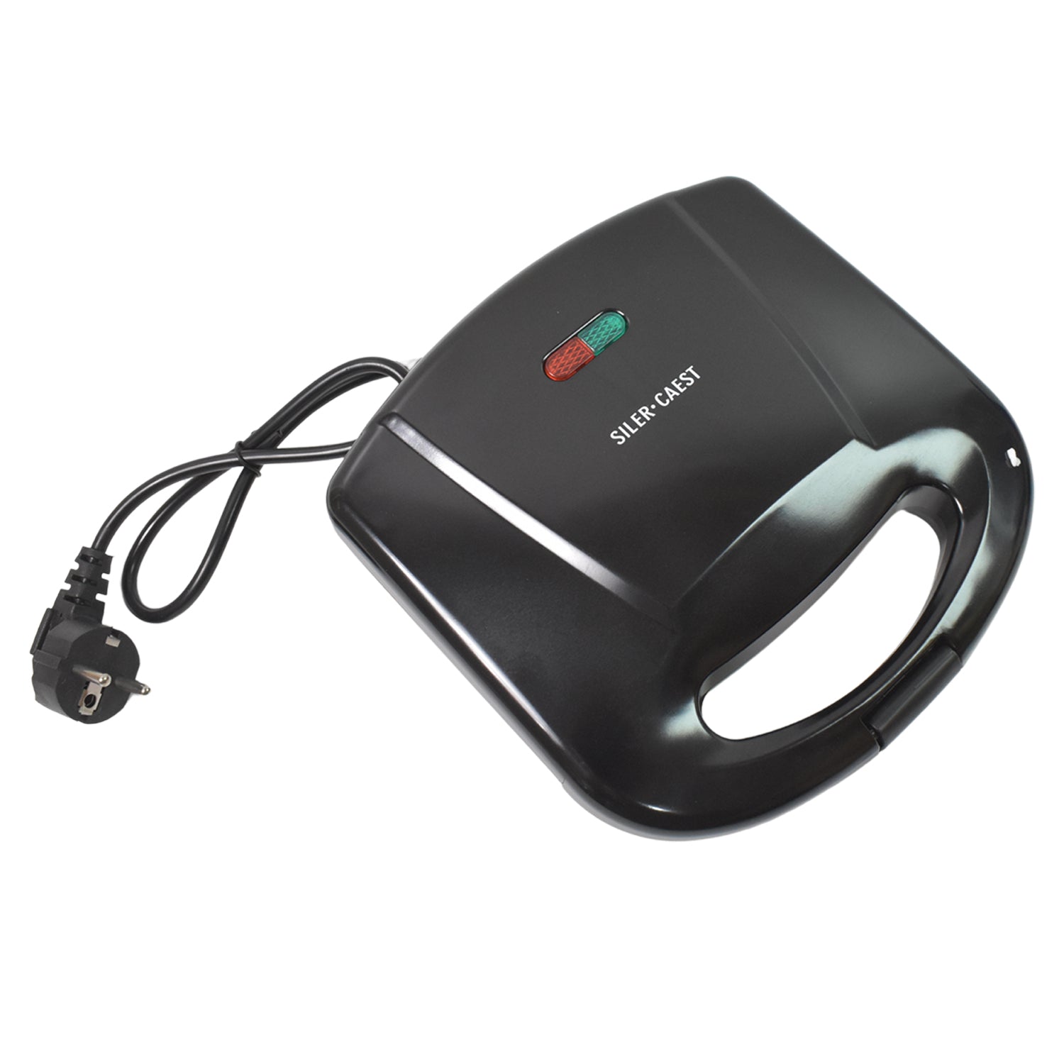 Electric Non-Stick Waffle Maker – 2 Slice Square Waffle Machine with Indicator Lights and Cool Touch Handle for Crispy Homemade Waffles