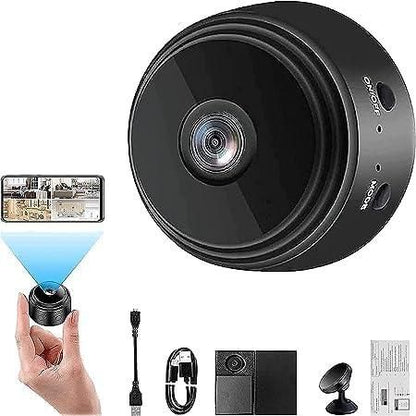 Mini Wireless WiFi Camera – Indoor Security Camera with Video Recorder (Pack of 1)