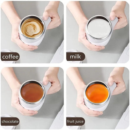 Self Stirring Magnetic Mug – Smart, Effortless, and Perfectly Blended Every Time!