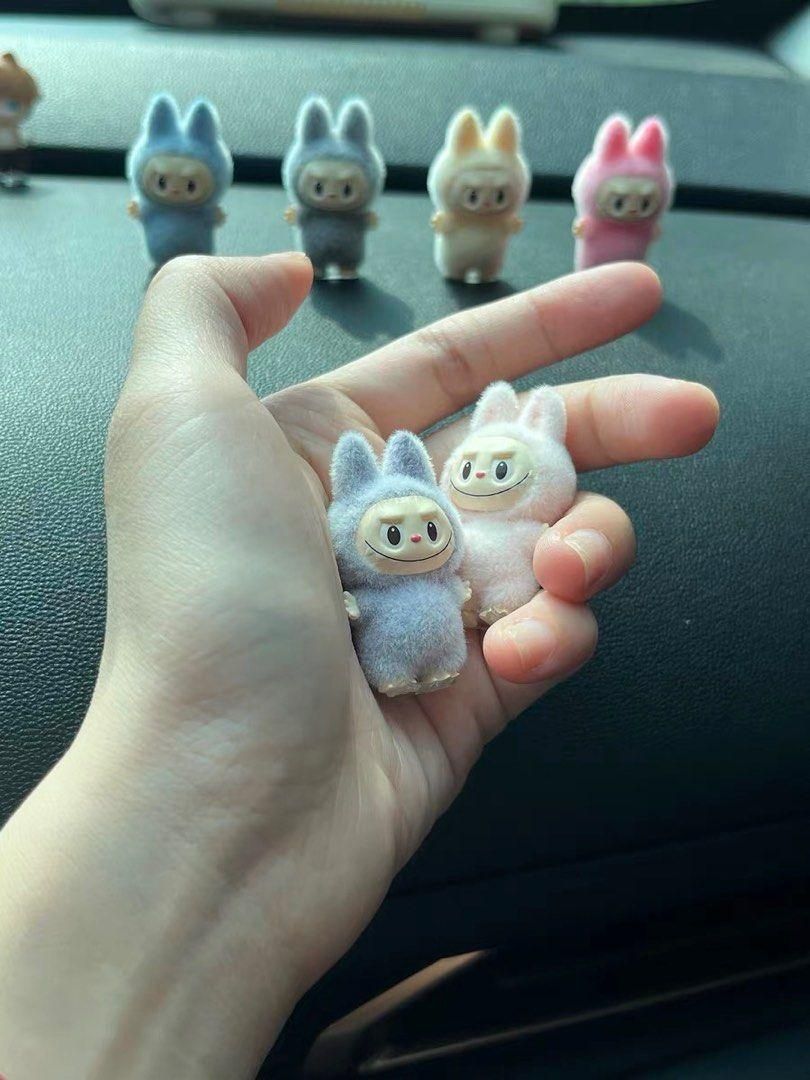 Trendy Labubu Mini Car Dashboard - Pack of 4