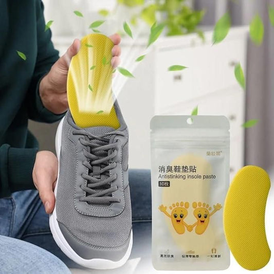 Shoe Deodorant Patches – Foot Odor Eliminator Pads (Pack of 10)