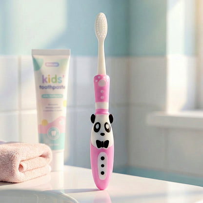 Kids Toothbrush and Fidget Spinner Toy Set – Fun and Interactive Oral Care Combo for Kids | Includes Cute Panda Toothbrush and Fidget Spinner | Perfect for Little Ones