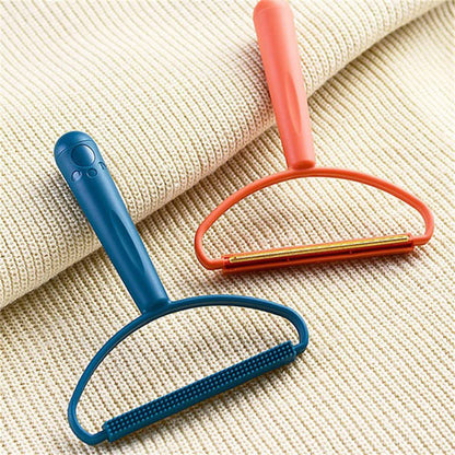 Storenzo 2-in-1 Lint Remover Brush with Copper Blade for Clothes, Upholstery and Pet Hair