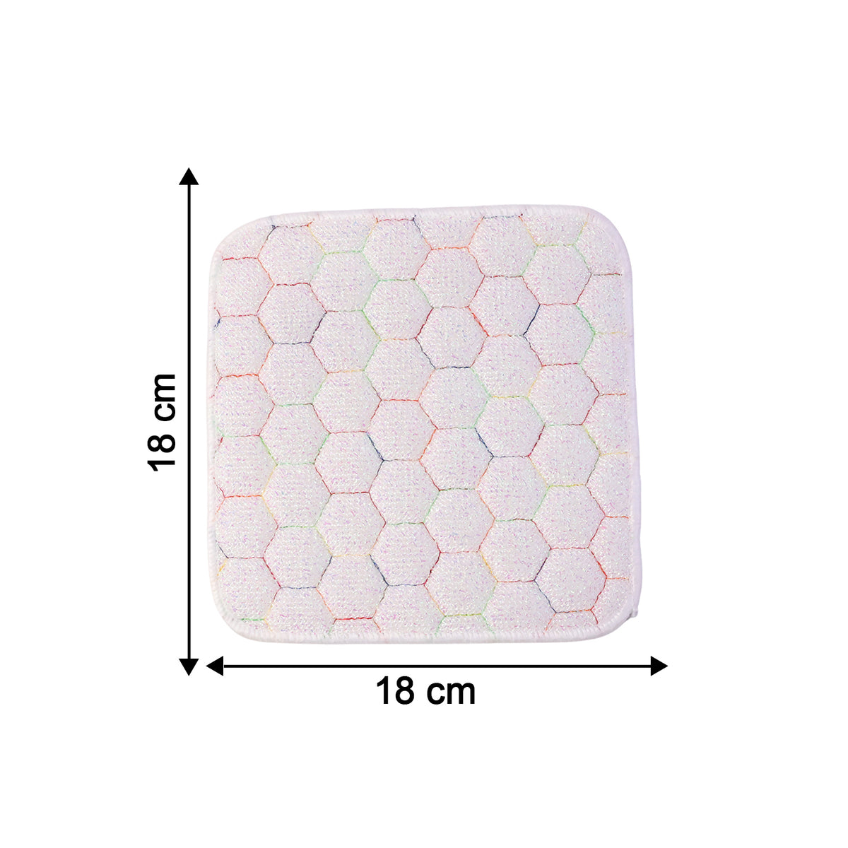 Heavy-Duty Dishwashing Scrub Pad 18x18cm for Utensils, Pots, Pans, Kadai, Sinks and Stovetops, Multipurpose Kitchen Cleaning Scrubber (1 Pc)