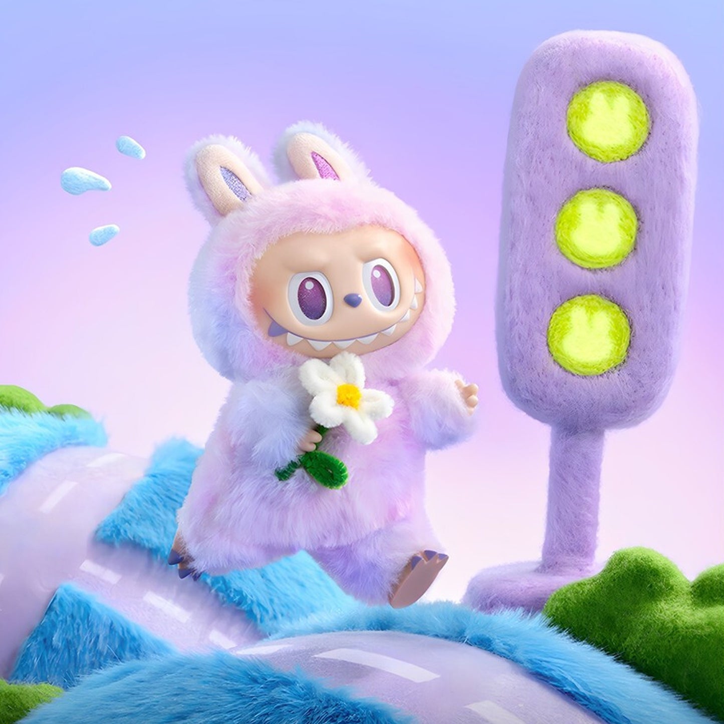 Plush Toy Cartoon Keychain With Hook Assorted Colorful Animal Design 1 Pc (Mix Design)