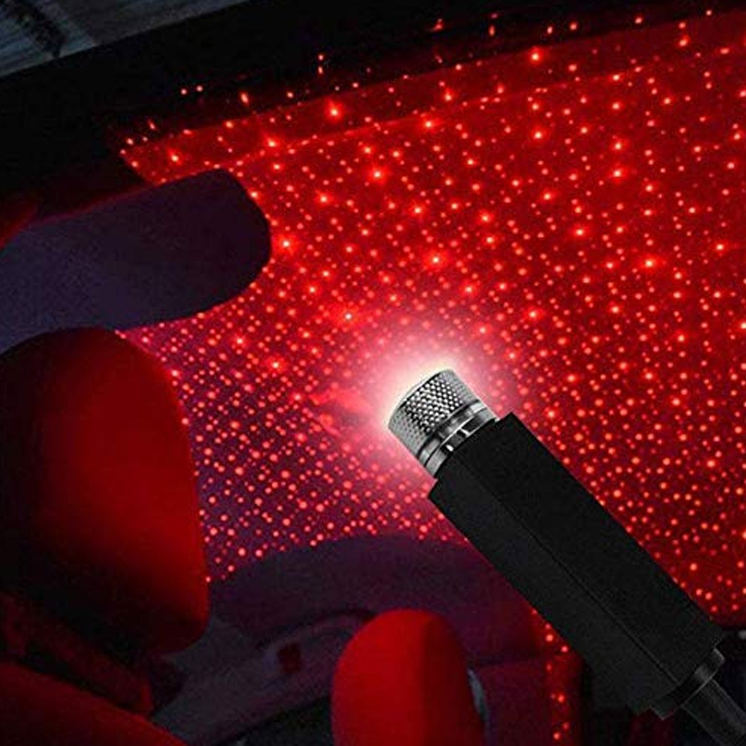 Multipurpose USB Galaxy Laser Light Projector for Car Bedroom Ceiling and Party Adjustable Star Night Light Ambient Roof Light 1 Piece