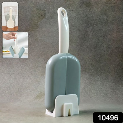 Automatic Open & Close Kitchen Rice Spoon Holder With Dust Cover