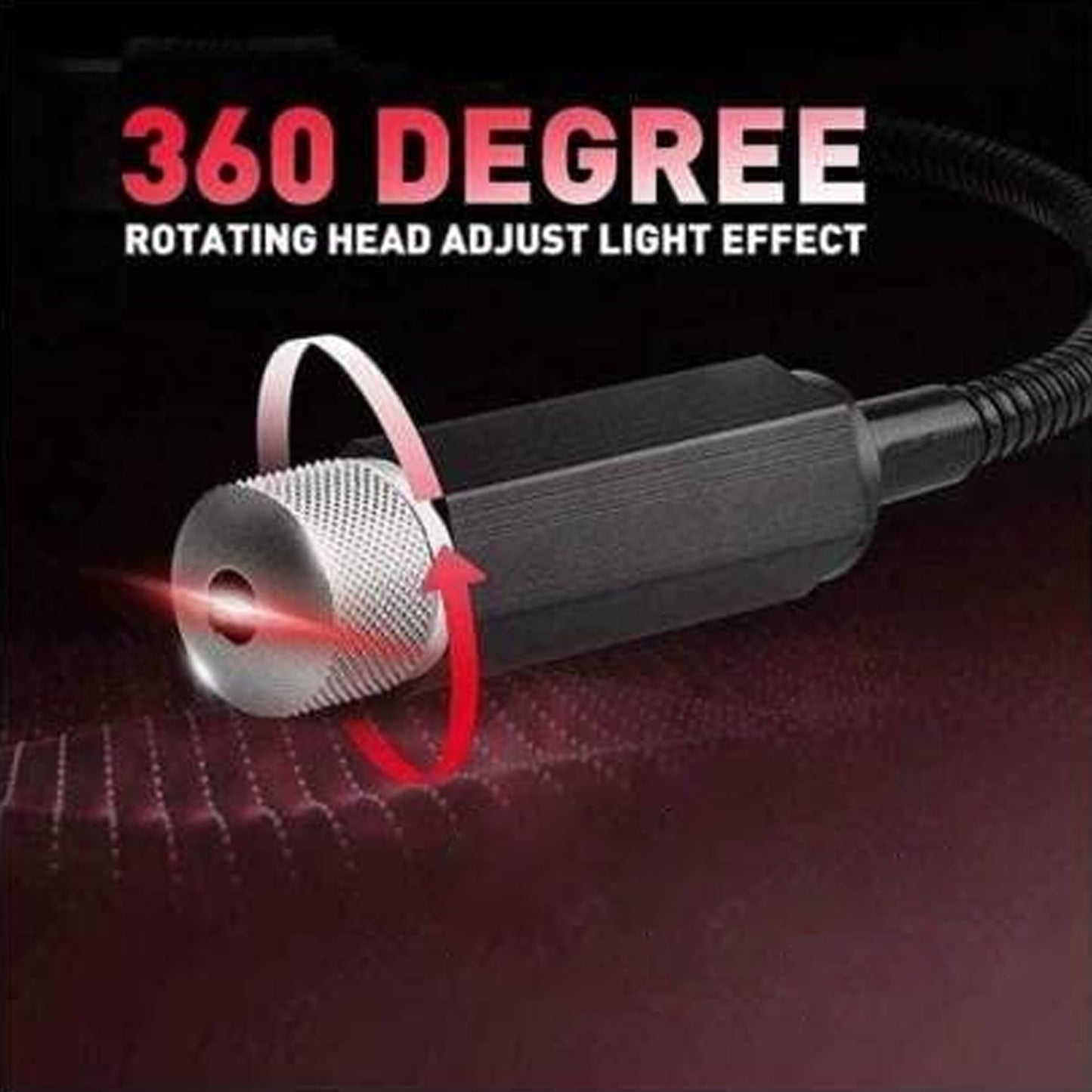 USB Galaxy Night Sky Laser Projector Light for Car and Bedroom Mini Star Roof Ambient Atmosphere Light