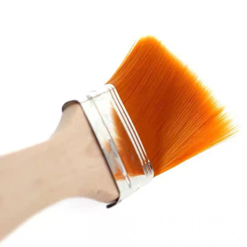 Artistic Flat Paint Brush Set of 12 – Professional Synthetic Flat Brushes for Acrylic, Watercolor and Oil Painting