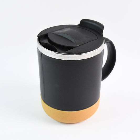 Double Wall Travel Cup | Insulated Coffee Mug With Spill-proof Lid (350ml, 1 Pc)