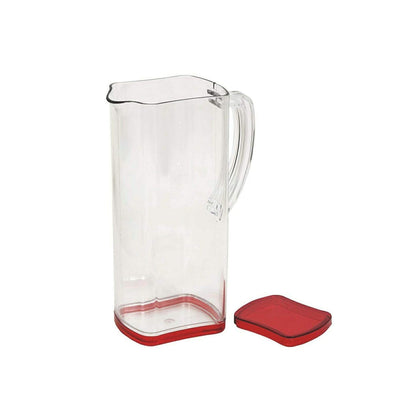 2000ml Square Water Jug with Lid Refrigerator Beverage Pitcher for Water Juice Cold Drinks and Daily Storage