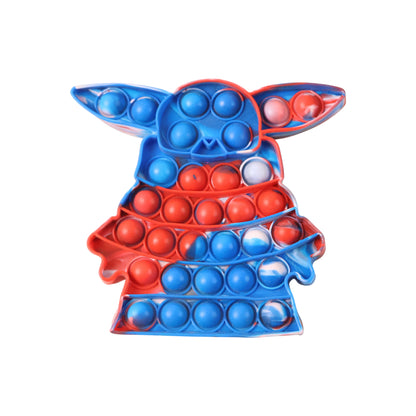 Premium Silicone Pop It Fidget Toy Reusable Sensory Bubble Popper Stress Relief Toy for Kids and Adults (1 Pc)