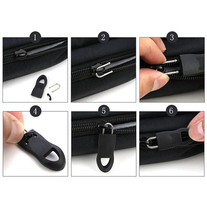 Universal Zipper Pull Tab Replacement Zip Fixer for Luggage Suitcase Backpack Jackets Bags and Clothing (1 Pc / 10 Pc)