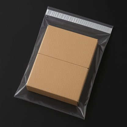 Self Adhesive Transparent Courier Polybag 8x11 Inch for Secure Packaging and Shipping | Tamper Proof Mailer Bags for Gift Wrapping E Commerce, Retail and Parcel Delivery (Pack of 10)