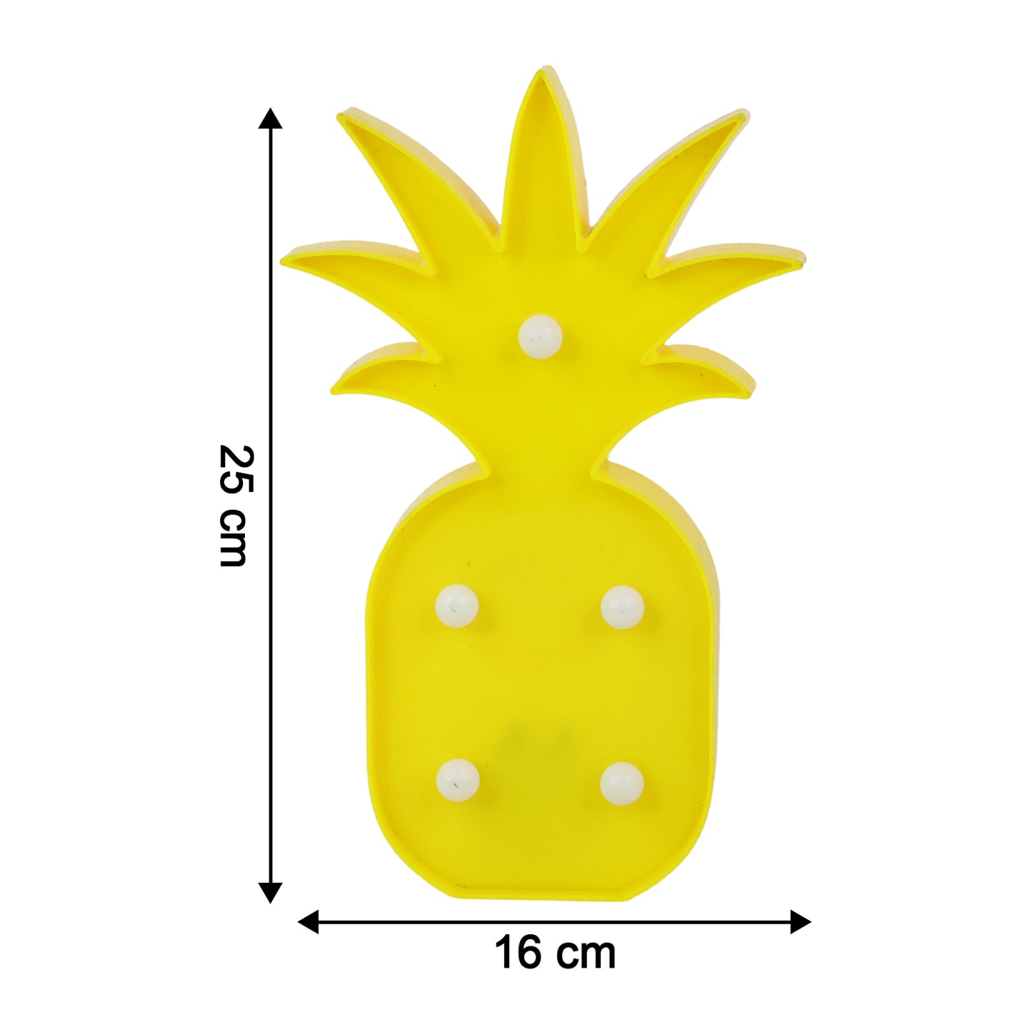 Pineapple Shaped LED Decorative Night Light Battery Operated Marquee Lamp for Kids Room Bedroom Party Home Decoration Wall and Table Decor