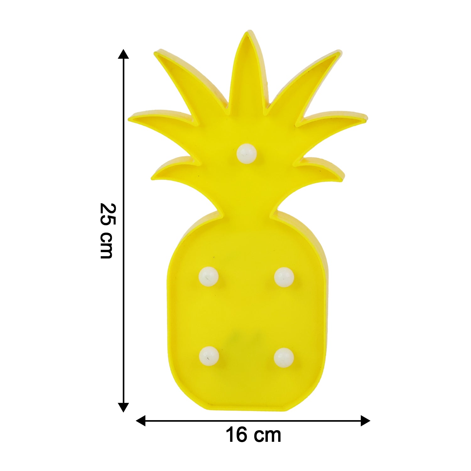 Pineapple Shaped LED Decorative Night Light Battery Operated Marquee Lamp for Kids Room Bedroom Party Home Decoration Wall and Table Decor