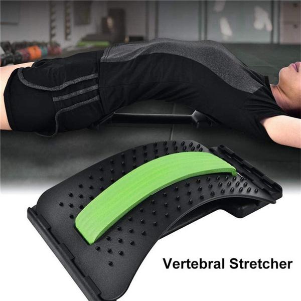 Multi-Level Back Stretcher Posture Corrector Device for Back Pain Relief and Lumbar Support