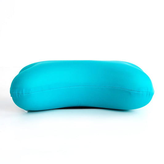 Microbead Roll Neck Pillow – Soft Bone Shape Travel Pillow for Head, Neck and Lumbar Support for Car, Office and Home