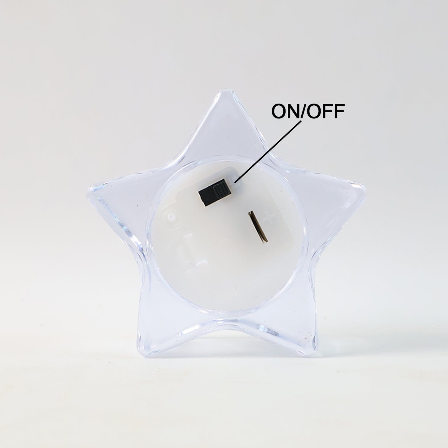 Star Shaped LED Flameless Tealight Candles Set of 6 Battery Operated Decorative Candles for Home Decor Festivals Weddings and Parties