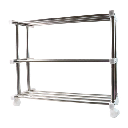 Supermom Stainless Steel Multipurpose Shoe Storage Rack - (1 Pc)