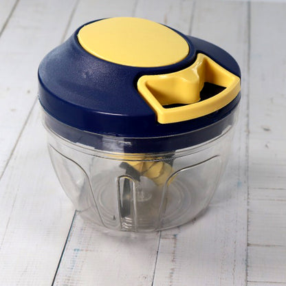 Manual Chopper with 4 Stainless Steel Blades (650ml)