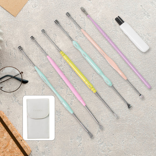 7 Pcs Earwax Removal Kit - Ear Cleansing Tool Set