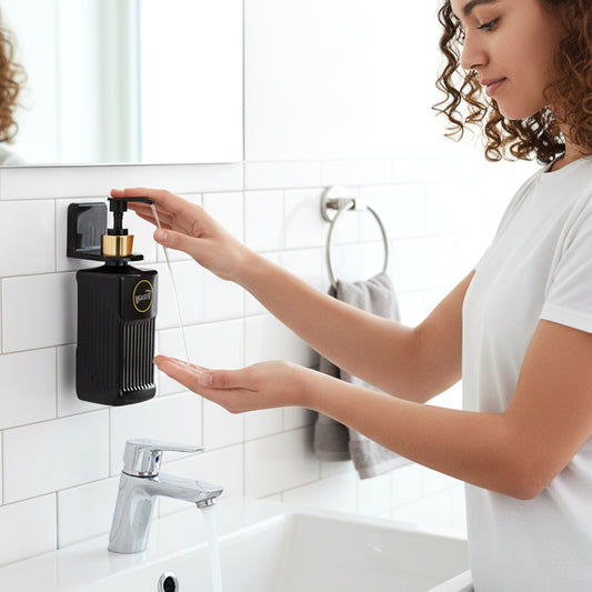 Frenzy Wall Mounted Liquid Soap Dispenser Bottle for Handwash, Sanitizer and Dish Soap
