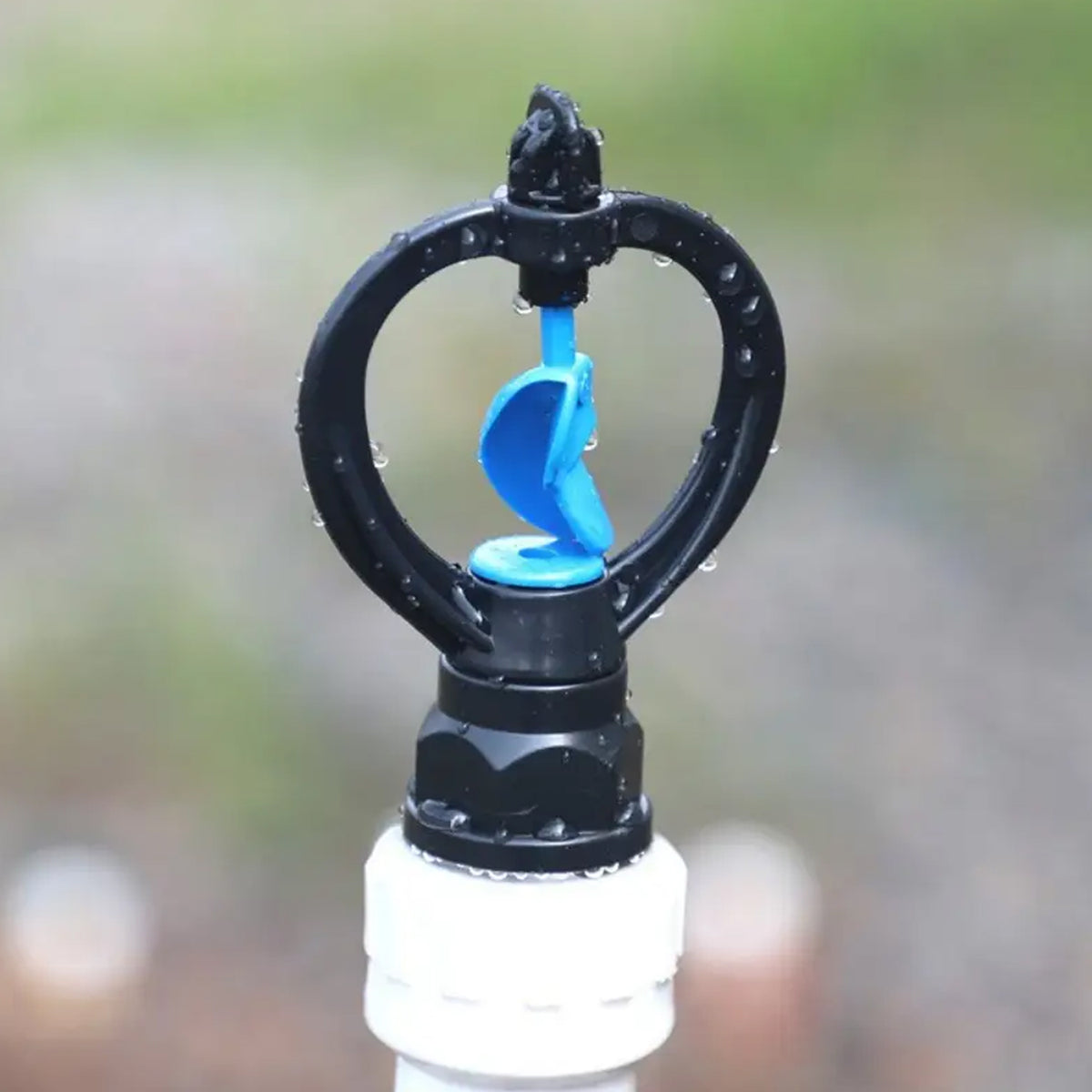 Rotating Irrigation Sprinkler Nozzle for Garden and Lawn Watering, Plastic Butterfly Spray Head for Plants, Greenhouse and Agricultural Irrigation (1 Pc)