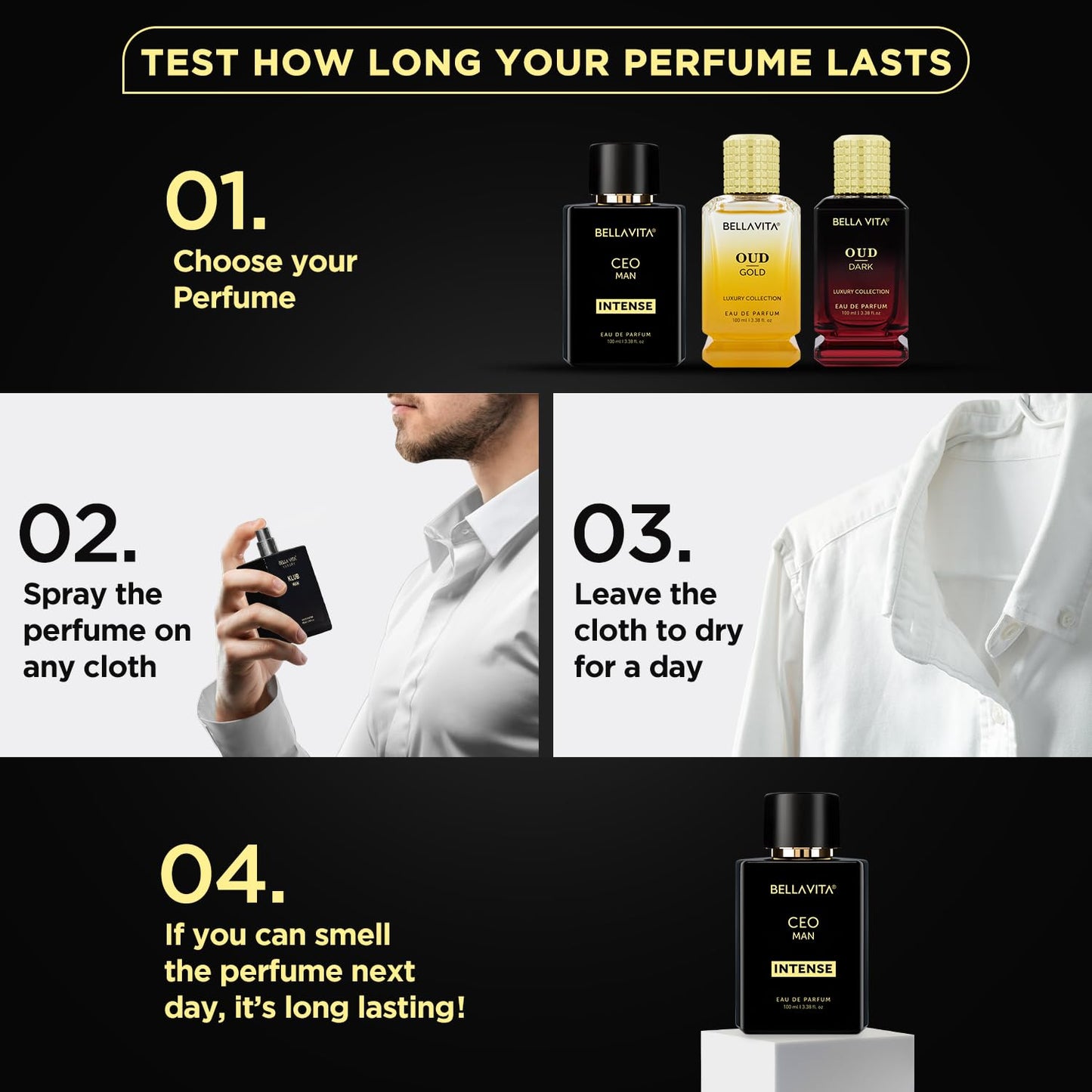 Bellavita Premium CEO Man Intense Eau De Perfume - 100 Ml