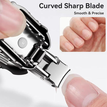 Keychain Nail Clipper | Mini Folding Travel Nail Cutter with Nail File (Multicolor / 1 Pc)