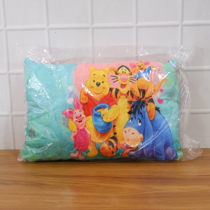 Soft Plush Cartoon Character Kids Pillow Colorful Printed Cushion for Baby Bed Nursery and Kids Room Comfort and Decoration 40x25 Cm (1 Pc)