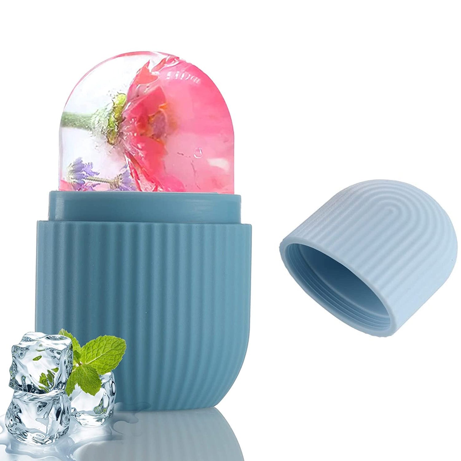 Beauty Ice Roller for Face Massager and Eye Reusable Silicone Facial Roller