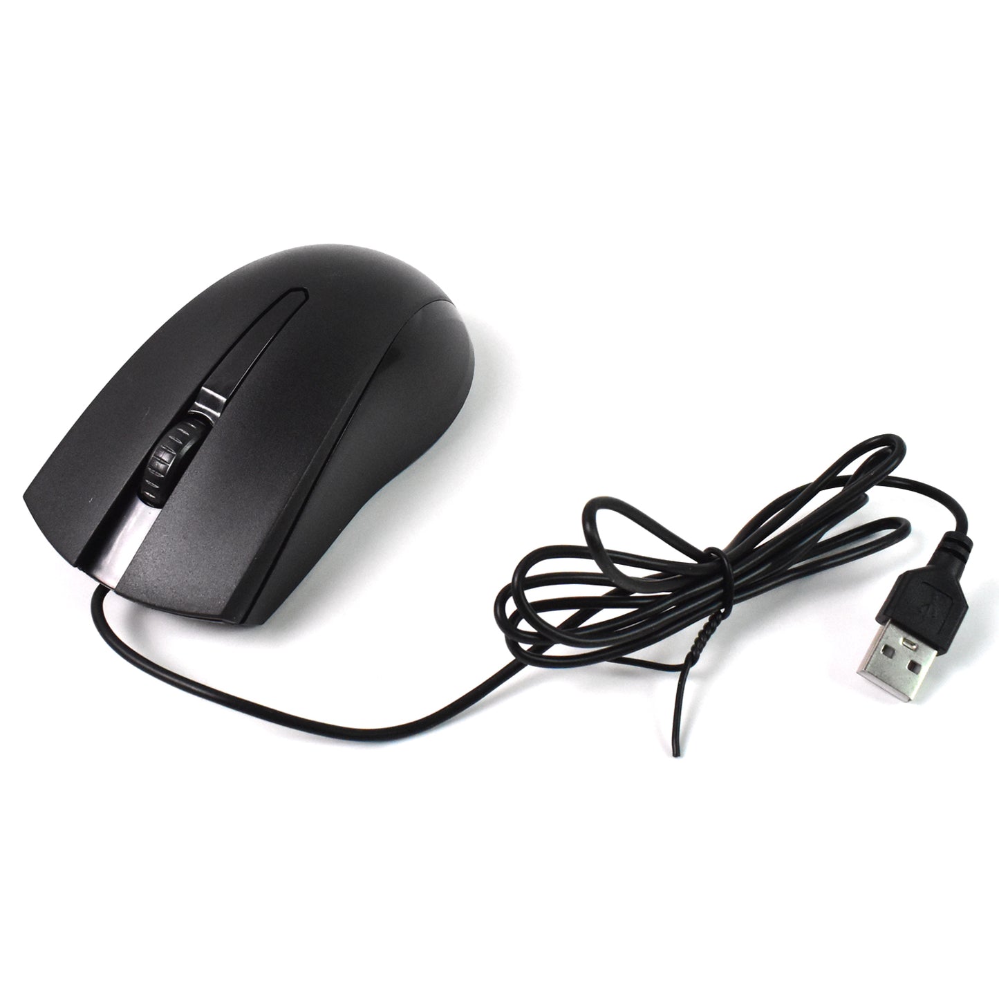 Computer Laptop Wired Optical Mouse X2 USB Ergonomic 1200 DPI Plug and Play Mouse for PC Desktop Office and Home Use (1 Pc)