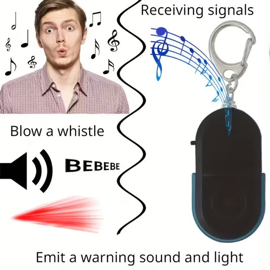 Personal Safety Alarm Keychain – Loud Emergency Siren with LED Light for Night Safety, Travel Protection & Emergency Alert (1 Pc)