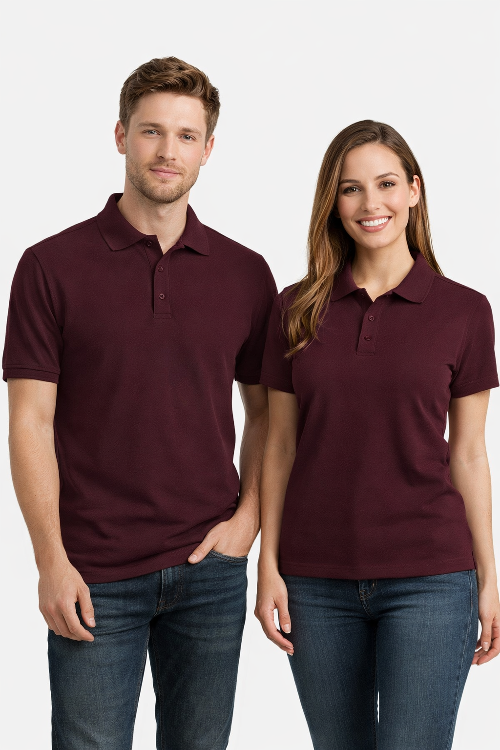 NAYAAH Men's Polo - Plain New Colours Maroon