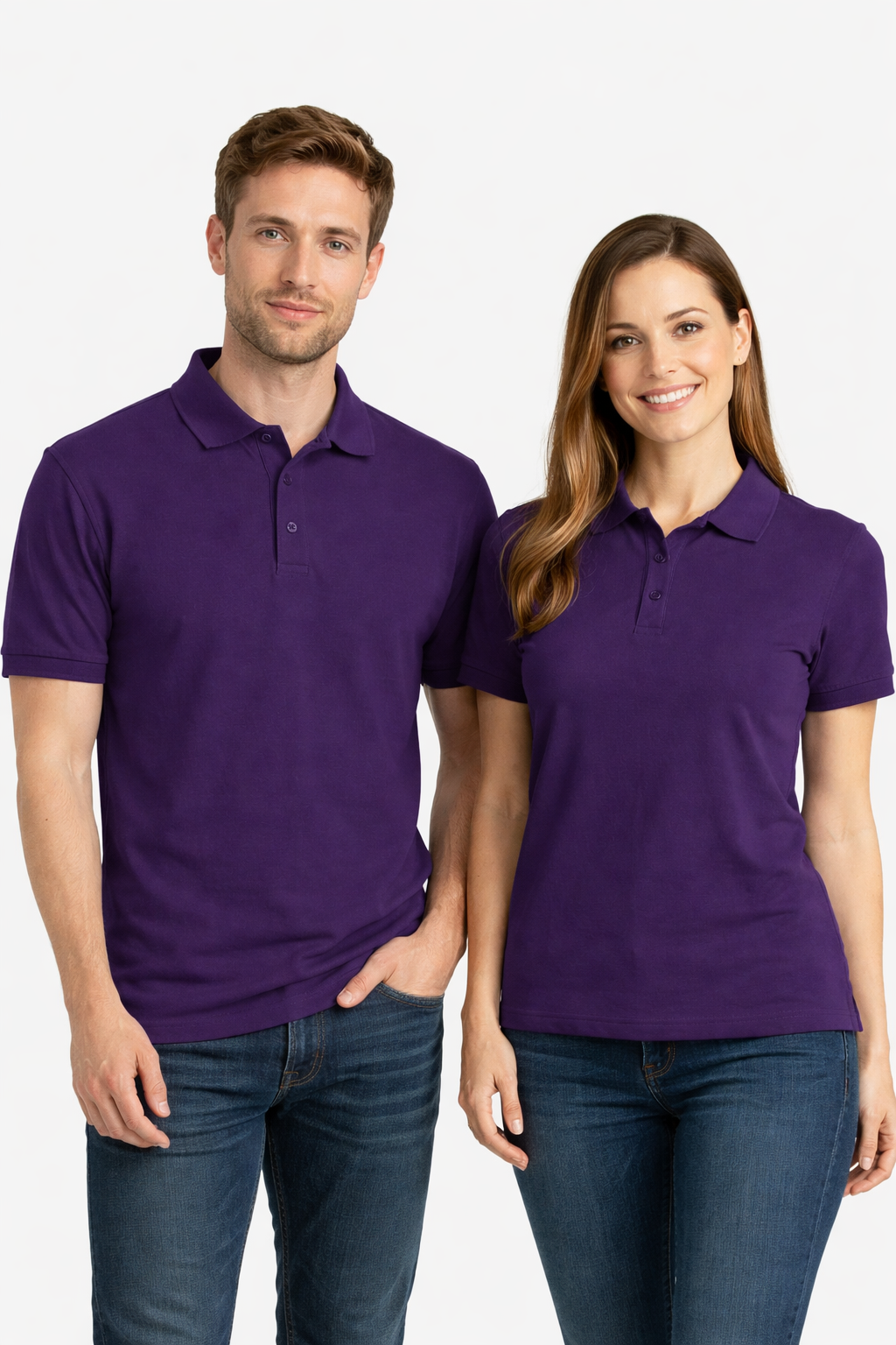 NAYAAH Men's Polo - Plain New Colours Purple