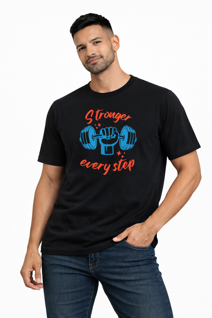 NAYAAH Unisex Basic T-Shirt - Stronger Every Step