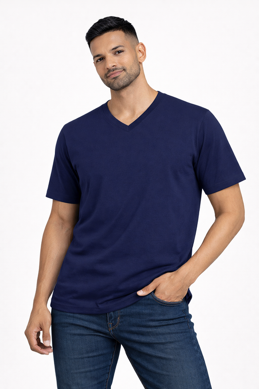 NAYAAH Unisex V Neck T-Shirt - Plain