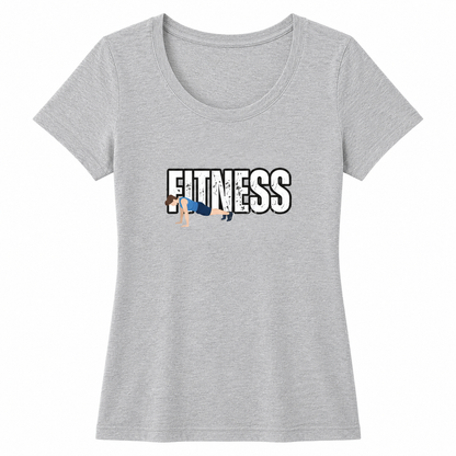 NAYAAH Premium Women's Classic 100% Cotton 180 GSM Regular Fit T-Shirt – Soft Breathable Everyday Essential Wear - Fitness | Grey